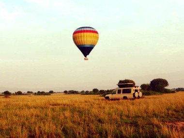 Hot air balloon safari in Rwanda