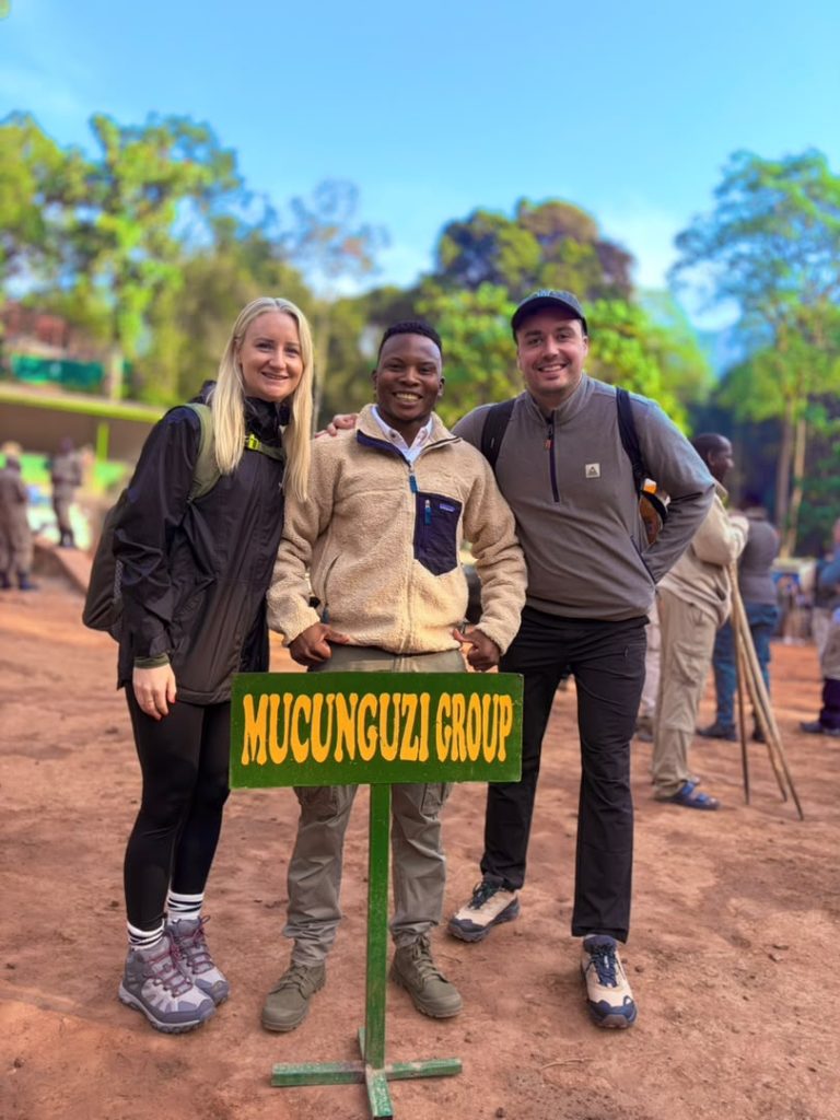 Is Gorilla Habituation Worth the Higher Permit Cost? Travelers with their guide at the Mucunguzi Gorilla Group in Uganda